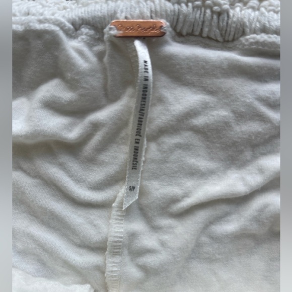 Free People Dragonfly Crochet Flare Pants Ivory Boho Festival Lace High Rise S - Picture 8 of 11